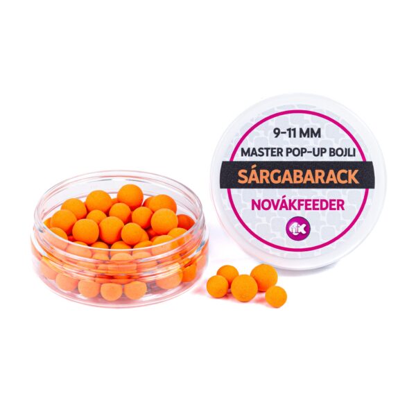 Master Pop-Up Bojli 9-11 mm Sárgabarack