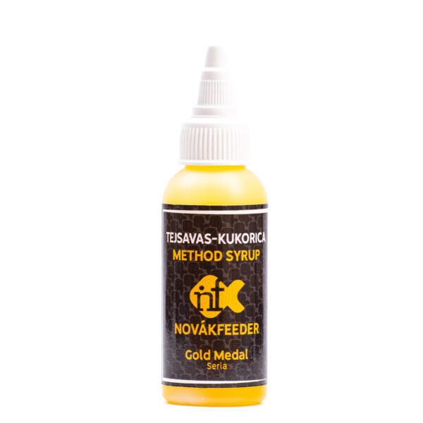 NOVÁKFEEDER GOLD MEDAL SERIE METHOD SYRUP TEJSAVAS-KUKORICA 60ML
