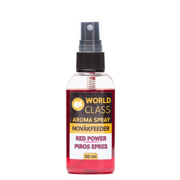 NOVÁKFEEDER WORLD CLASS METHOD AROMA SPRAY RED POWER (PIROS EPRES) 50ML