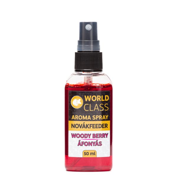 NOVÁKFEEDER WORLD CLASS METHOD AROMA SPRAY WOODY-BERRY (ÁFONYÁS) 50ML